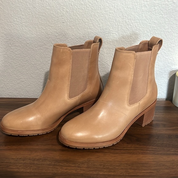 NEW Nisolo Ana Go-To Heeled Chelsea Boot in almond, size 10 - Picture 5 of 7